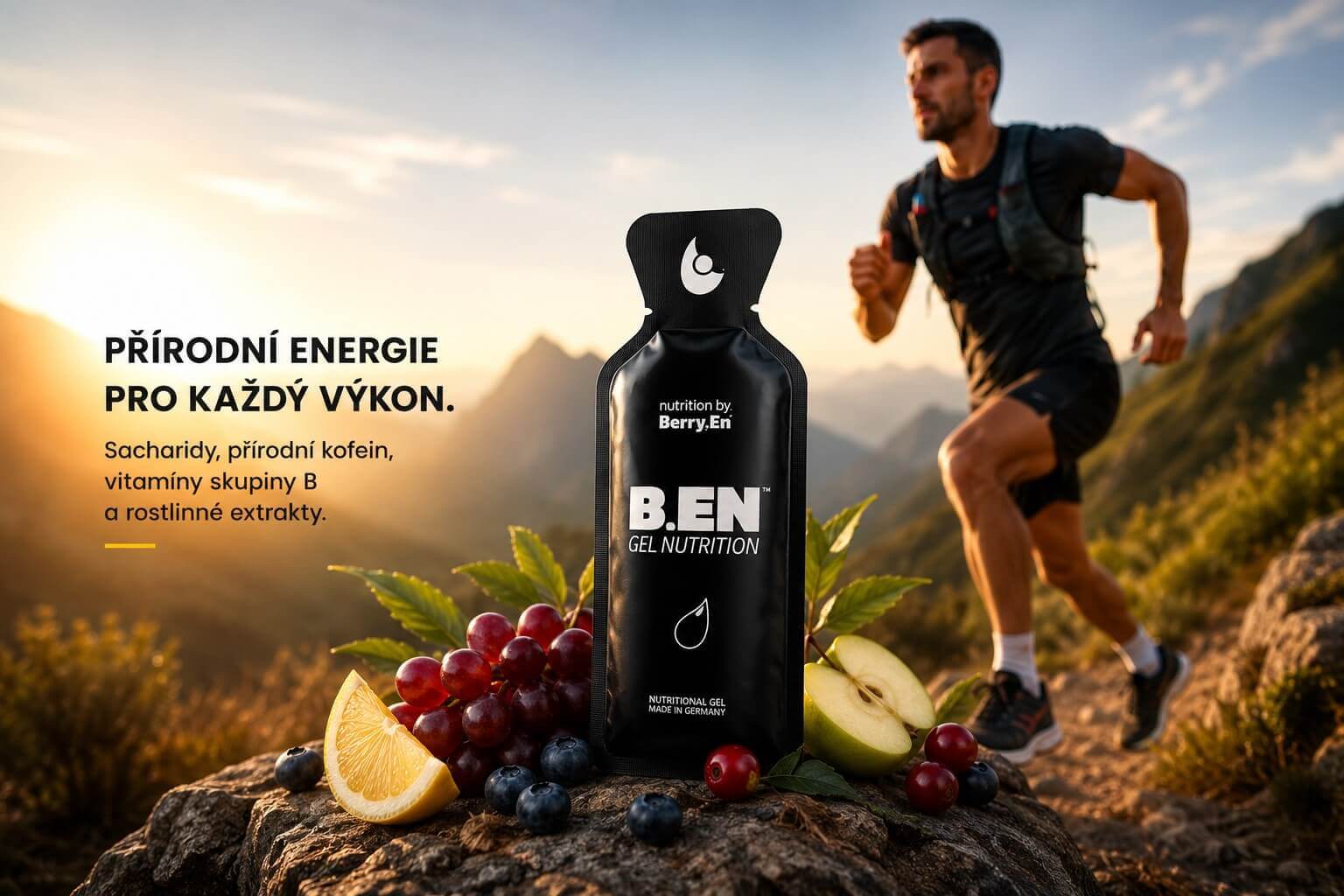 B.En Energy gel pro vyšší výkon